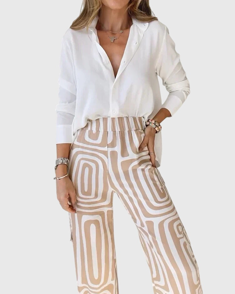 Clara | Stylish Pants + Free Blouse & Belt